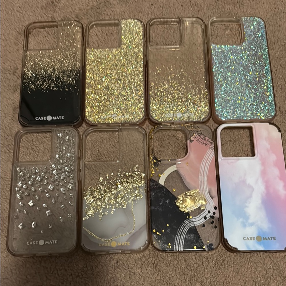Case-Mate Glitter Phone Case Set - Multi colors